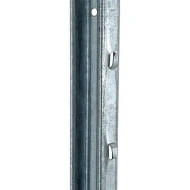 Estexo Weidezaun Pfosten 10 x 195 cm Silber/Metall