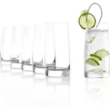 Stölzle Lausitz Highball Gläser groß Experience 6er-Set 480ml – Elegante Gläser für Wasser, Drinks & Saft – Hochwertige Cocktail Gläser aus Kristallglas – Spülmaschinen- & Stoßfest, Made in Germany