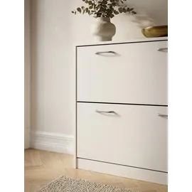 KADIMA DESIGN Kiel 75 x 87 x 24 cm 2 Fächer weiß matt / weiß