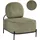 Beliani Sessel LUNDE Cord 72 x 71 x 70 cm Grün