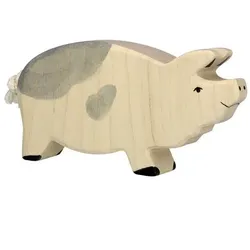 HOLZTIGER Eber, gefleckt