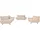 Home Affaire Polstergarnitur HOME AFFAIRE "Saltare elegant & komfortabel,, 3-2-1, bequem, Designfuß", beige (creme), H:78cm T:82cm, Sitzmöbel-Sets