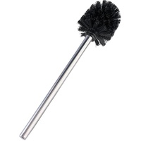 Wenko Ersatz-WC-Bürste mit Edelstahlstiel schwarz
