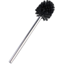 Wenko Ersatz-WC-Bürste mit Edelstahlstiel schwarz