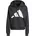 Essentials Big Logo French Terry Loose Kapuzenpullover Black White S