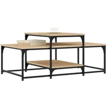 vidaXL Couchtisch Sonoma-Eiche Braun 102 x 60 x 45 cm