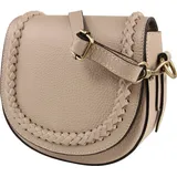 toscanto Leder Schultertasche, Umhängetasche Toscanto Tasche taupe, beige ca. 21cm | Gr.: onesize