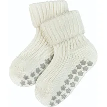 Falke Haussocken Cotton Catspads mit rutschhemmendem Noppendruck, Größe 62-68 - Weiß off-white 2040,