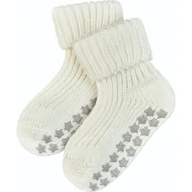 Falke Haussocken Cotton Catspads mit rutschhemmendem Noppendruck, Größe 62-68 - Weiß off-white 2040,