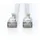 Digitus CAT 6A F-FTP Slim Patchkabel, 0,3 m, Grau