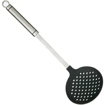 KitchenCraft Professioneller Schaumlöffel mit Kunststoffkopf, Edelstahl, 37 cm
