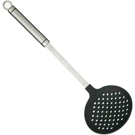 KitchenCraft Professioneller Schaumlöffel mit Kunststoffkopf, Edelstahl, 37 cm