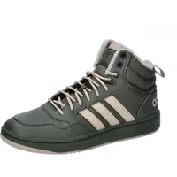 Adidas Herren Hoops 3.0 Mid Lifestyle Basketball Classic Fur Lining Winterized Shoes, Night Cargo/Clay Brown/Core Black, 43 1/3