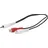 Schwaiger CIK8230533 Audio-Kabel 0,2 m 2 x RCA RCA Schwarz,
