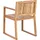 Beliani Sassari Premium Gartenstuhl 2er Set 59 x 59 x 108 cm hellgrün