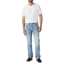 Levi's Levi's® 501 Jeans in hellblau mit Markenlabel Levi's® low on sleep ltwt