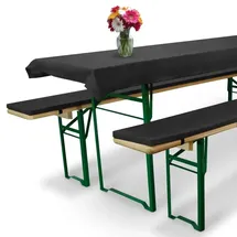 Beautissu Bierbankauflage 70 x 220 cm grau 3-tlg.