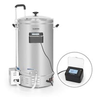 Klarstein Brauheld Pro Maischekessel 3300W 45L 30-100°C Umwälzpumpe Edelstahl 45 Ltr