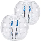 VEVOR aufblasbare Bumper-Bälle im 2er-Pack, 1,2 m Körper-Sumo-Zorb-Bälle für Teenager, 0,8 mm dicke PVC-Menschenhamster-Blasenbälle für Team-Gaming-Spiele im Freien, Bumper-Bopper-Spiel