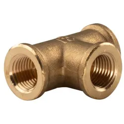 Messing Gewinde-Fitting T-Stück 1/4