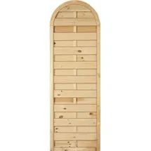 Tetzner & Jentzsch Lamellenzaun 60 x 180/150 cm Grün/Holz