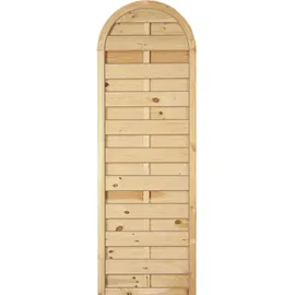Tetzner & Jentzsch Lamellenzaun 60 x 180/150 cm Grün/Holz