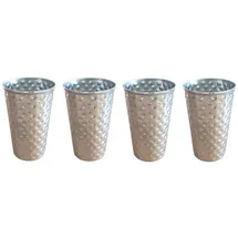 Buri Trinkbecher 0,5 l Silber 4 St.