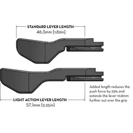 Wolf Tooth Remote Hebel Light Action Shimano I-Spec II schwarz
