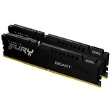 Kingston FURY Beast schwarz DIMM Kit 64GB, DDR5-5600, CL40-40-40 (KF556C40BBK2-64)