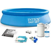 Intex Easy Set Quick Up Pool 244 x 61 cm inkl. Filterpumpe