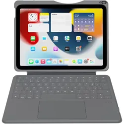 Deqster Rugged Touch PLUS Keyboard für iPad 10.9" 10. Gen., Bluetooth, DE-Layout, QWERTZ