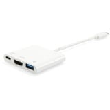 Equip 133461 USB-C auf HDMI, USB-A, 60W USB PD Adapter