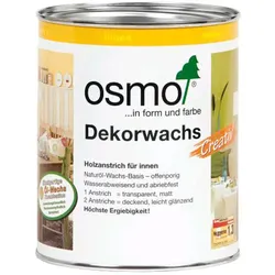 Osmo Dekorwachs, Intensive Töne, Schnee 3188, 0,750 l