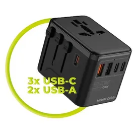 mobile origin GaN 35W Travel Adapter PW4 EU/UK/US/AUS 3x USB-C 2x USB-A