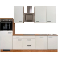 Flex-Well Küche »Vintea«, Breite 280 cm, mit und ohne E-Geräten lieferbar, weiß