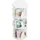 Woltu Kinderregal drehbar 40 x 97 cm MDF lackiert weiß