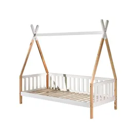 58 aufm Kessel Karyn 1 Zeltbett 206x96x185 Weiß/natur