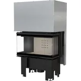 Intelligenter Kamineinsatz KRATKI NBC 680/280 7 kW Ø 160 mit Schiebetür MSK