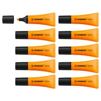 Stabilo Textmarker NEON - 10er Pack - orange