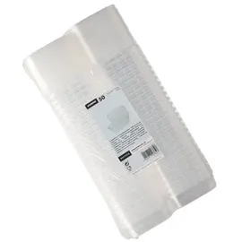 Papstar Starpak Feinkostbecher, PP eckig 150 ml 2,9 x 8,6 x 10,9 cm transparent mit Originalitätsverschluss