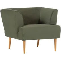 hom'in Sessel CINDY Cord 85 x 71 x 80 cm Olivgrün