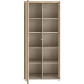Forte Aktenregal 76,3 x 50,2 x 164,9 cm beige