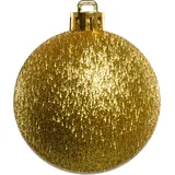 Trendline Weihnachtskugeln bruchfest, langlebig Ø 6, 8 10 cm gold 26 Stück