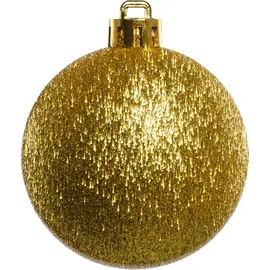 Trendline Weihnachtskugeln bruchfest, langlebig Ø 6, 8 10 cm gold 26 Stück