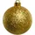 Trendline Weihnachtskugeln bruchfest, langlebig Ø 6, 8 10 cm gold 26 Stück