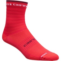 Castelli 4521062-081 ROSSO CORSA W 11 SOCK Socks Women's Hibiskus M