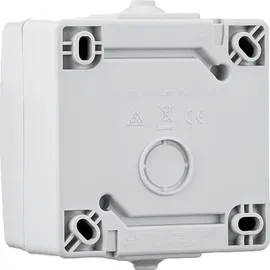 Kopp Schuko-Steckdose Aufputz IP44 grau