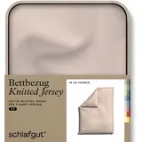 schlafgut Knitted Jersey Bettwäsche Bettbezug einzeln, 135x200 -140x200 cm
