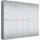 Home Affaire Malcesine Garderobenschrank 222x34x191 grau
