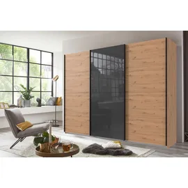 WIMEX Schwebetürenschrank Norderstedt 270 x 210 x 64 cm Beige/Grau